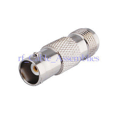 10pcs TNC Female Jack to BNC Female Jack Coax RF Adapter Connector