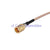 Superbat BNC male plug to SMB female jack 75Ω crimp RG179 cable jumper pigtail 1M 3ft