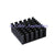 25x25x10mm Hohe Qualität Aluminium Schwarz Kühlkörper Für Chip DIY 0,98x0,98x0,39