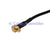 Superbat TNC female bulkhead to MCX male right angle Pigtail Coax Cable RG174 15cm WIFI