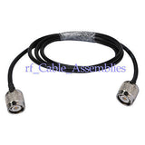 Superbat WLAN Antenna pigtail Coax cable TNC male to plug RF connector KSR195 500cm 15 FT