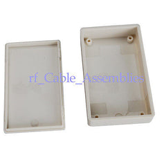 2pcs NEW White Plastic Electronic Project Box Enclosure case DIY - 18x42x70mm