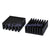 25x25x10mm Hohe Qualität Aluminium Schwarz Kühlkörper Für Chip DIY 0,98x0,98x0,39