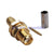 RP-SMA Crimp Jack(male pin) bulkhead connector LMR195
