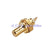 SMB Jack male panel mount with nut and solder cup RF connector Goldplated