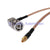 Superbat BNC stecker rechten winkel zu MMCX stecker zopf Coax Kabel RG316 3G/4G WIFI