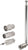 Superbat FM Telescopic Antenna Kit 75 Unbal F Type Connector DAB Radio Replacement Antenna for TV AM FM Radio Stereo Receiver Bose Wave etc.
