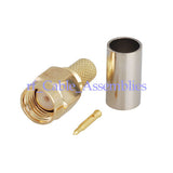 SMA Crimp male Connector For LMR200 cable