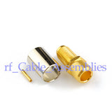 SMA Crimp Jack female RF connector for 50-5 cable