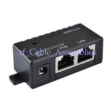 POE Power over Ethernet Cable Gigabit Passive Injector Splitter Adapter LED New