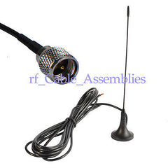 Antenna 433Mhz,3dbi MINI UHF Plug Male straight with Magnetic base for Ham radio