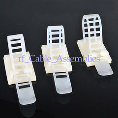 10x Adjustable Wire Clips Clamp Line Cable Management medium type CL-2 with self