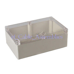 2x Waterproof Clear Plastic Electronic Project Box Enclosure Case - 230x150x85mm