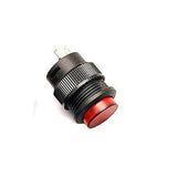 10X 3A 250V RED Round SPST OFF/ON Self-locking Latching Push Button Switch 2 Pin