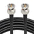 Superbat SDI Cable BNC Cable 3G/6G/12G (Belden 1694A Black) 25ft Supports HD-SDI/3G-SDI/4K Video Security Camera CCTV Systems, SDI Precision Video Cable