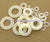 200pcs Plastic Nylon spacer Flat washers metric 5*8mm High quality 1mm THICK