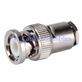 Superbat BNC Clamp Plug connector for RG58 cable