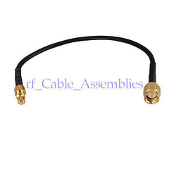 10pcs SMA male plug to SMC female (male pin) Pigtail coax cable RG174 15cm WiFi