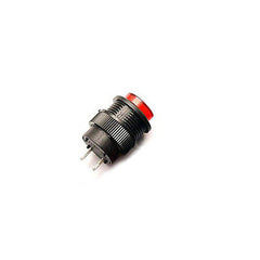 10X Momentary Push Button Switch SPST 250V 3A No Lock Self-reset Red Cap OFF/ON