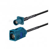 Superbat 100x  Fakra Z female to Fakra Z male with RG174 cable 16.5ft/5m