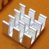 10x Aluminum Heatsink Heat Sink FOR Electronic adhesive 50x25x10mm FOR Computer