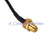Superbat FME Plug male to RP-SMA female male pin RF pigtail Coaxial Cable RG174 for wifi