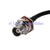 Superbat BNC male to BNC Jack female nut bulkhead crimp RG58 pigtail cable for wifi