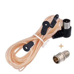 Superbat FM Antenna Dipole Antenna Indoor 75 Ohm with F Type Male Connector for Yamaha JVC Sony Bose Natural Sound Stereo Receiver