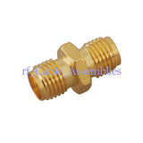 10pcs SMA Jack Female to Jack Straight RF Coax connector adapter short version