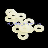 200pcs Plastic Nylon spacer Flat washers metric 6.5*12*1mm High quality