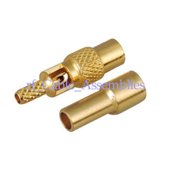 Superbat MMCX Crimp Female Straight RF connector for Coax Cable 1.13mm,1.37mm RG178