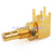 SMB thru hole PCB Mount Female jack nut bulkhead Right Angle RF connector gold