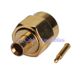 SMA Solder male Connector for .086'' RG405 Cable