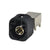 Superbat HSD RF Car Connector Fakra 4pin Black Male Plug PCB mount RA for Analog Radio