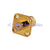SMA 4 hole panel mount Plug Connector with solder post terminal short version