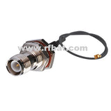 IPX / u.fl to RP-TNC female bulkhead pigtail,50 Ohm,Cable IPX 1.13 cable