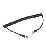 Superbat BNC Cable 3G/HD SDI Cable(1M/3ft 75Ω) Coil Cable BNC to BNC Extension Coaxial Cable for Cameras and Video Equipment，Supports HD-SDI/3G-SDI，SDI Video Cable (Black,1Pcs)