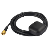 Superbat Vehicle Waterproof Active GPS Navigation Antenna with SMA Male Connector for Car Stereo Head Unit GPS Navigation System Module Truck Marine Boat GPS Tracker Locator Real Time Tracking