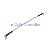 Superbat CRC9 plug male right angle to MCX plug 90 deg pigtail cable RG316 for 3G WiFi