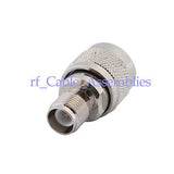 RF connector adapter N plug to RP TNC jack (male pin) center RF coaxial adapter