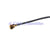 Superbat RF Pigtail Kabel IPX/u.fl auf SMA Buchse mit Flansch 4 Loch Kabel 20cm 1,13 