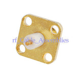 SMA Jack female 4 Hole Panel Mount,Solder Cup RF Connector 6mm