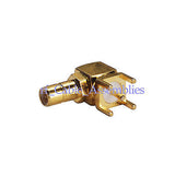 10pcs SMB Female Jack thru hole Right Angle PCB Mount RF Coax Connector