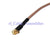 Superbat N female bulkhead O-ring straigh to MMCX male right angle RF Cable Assembly