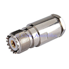 15PCS UHF Clamp Female RF connector for LMR400 RG8