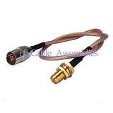 Superbat Antenna Cable IEC DVB-T TV PAL female to RP SMA female jack RG316 cable pigtail