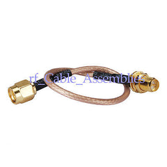 Superbat SMA Plug to RP-SMA Jack female male pin RF pigtail Coax Cable RG316 for Wireless