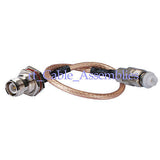 Superbat RP-TNC female male pin to FME female jack RF pigtail Cable RG316 for wifi
