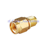 10pcs RF SMA adapter RP-SMA Plug to female Jack adapter Straight CONNECTOR wifi