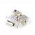 Superbat F Solder Plug Male Right Angle Crimp for RG179 RG178 RG316 75 Ohm RF connector